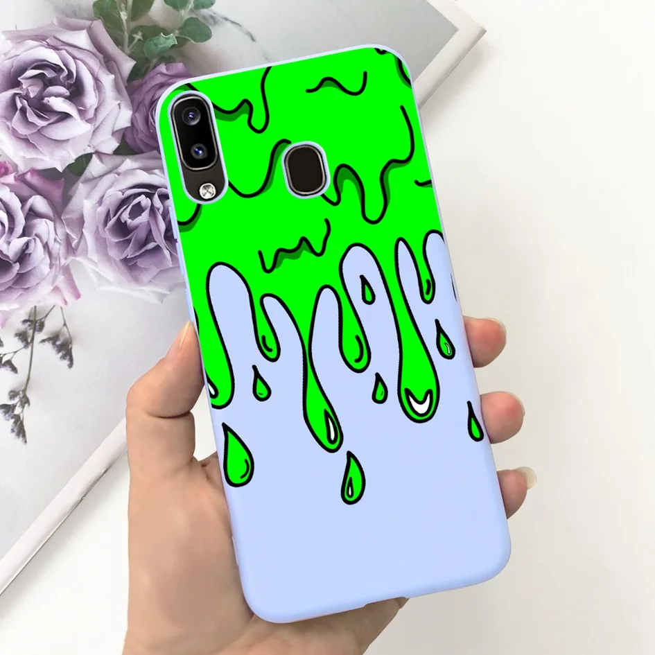 For Samsung Galaxy A20S Case SM-A207F Flower Cover New Design Soft Silicone Shockproof Bumper For Samsung A20 A20e A 20 S Fundas