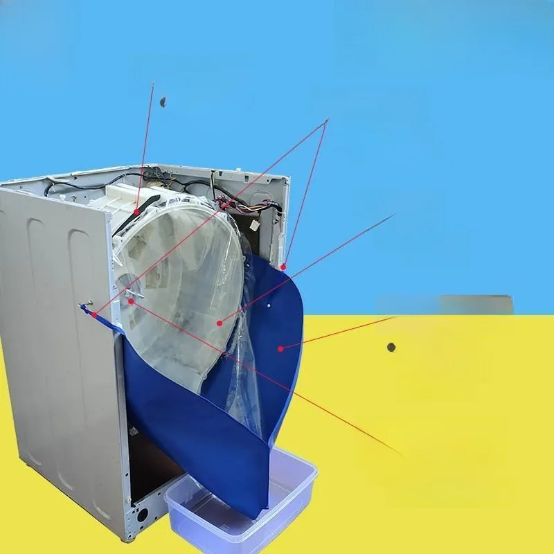 

Full Set Professional Washing Machine Drum Cleaning Cover Removal Tool Waterproof Water Collection Shield Non-Air Conditioner