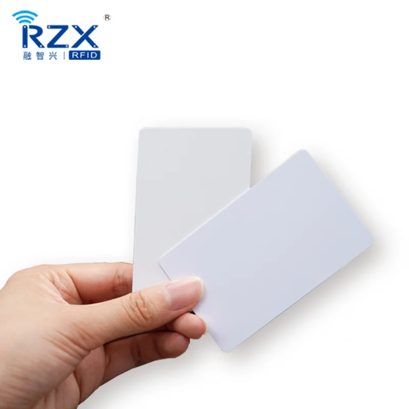 

100 шт. смарт-карта для печати NFC CR80 13,56 МГц NTAG213 144 байта пустая белая ПВХ-карта