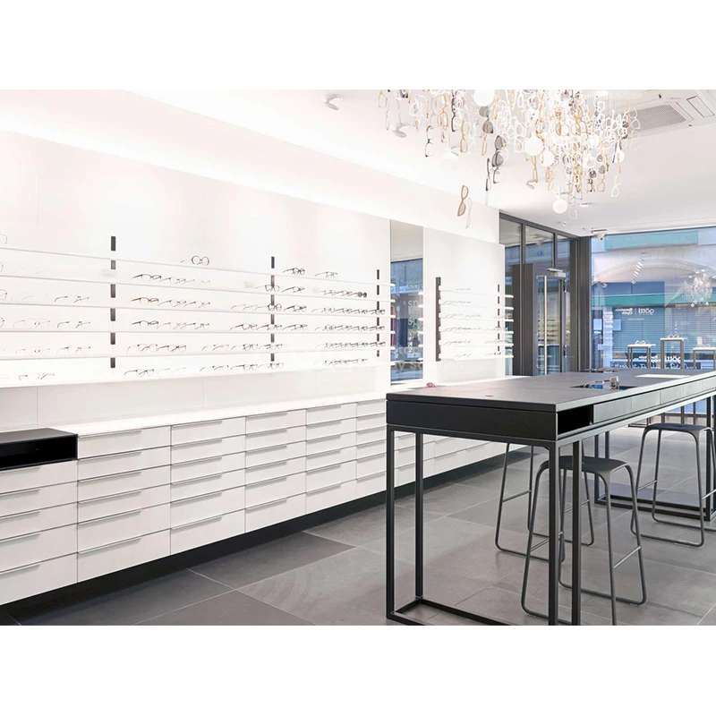 Custom. Aangepaste Commerciële Metalen Houten Brillen Zonnebril Display Rack Sieraden Display Stand Winkel Winkel Tentoonstelling Sho