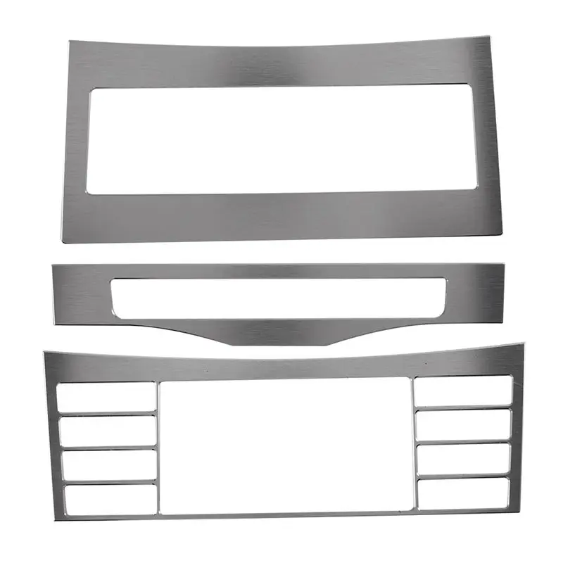 

AC54-3Pcs Car Frame Accessories Car Control Panel Frame For Mercedes Benz E Class W212 E200L E260L E300L 14-2015