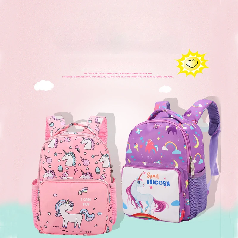 Unicorn Backpack for Girl Kids Backpack for Boy School Bags Mother Kids Bags for Girl Toddler Backpacks Cute Cartoon Backpacks