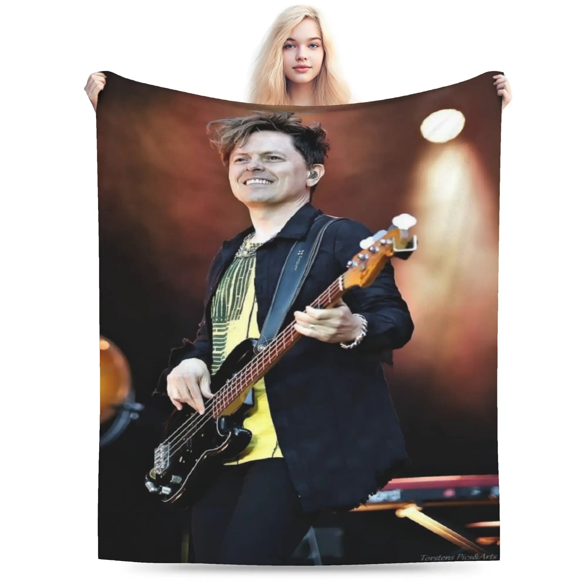 Melting Point BL Throw Blanket for Couch  Soft Fuzzy Plush Blanket 50x60 Inch Multiple Sizes Bedspreads for All Seasons