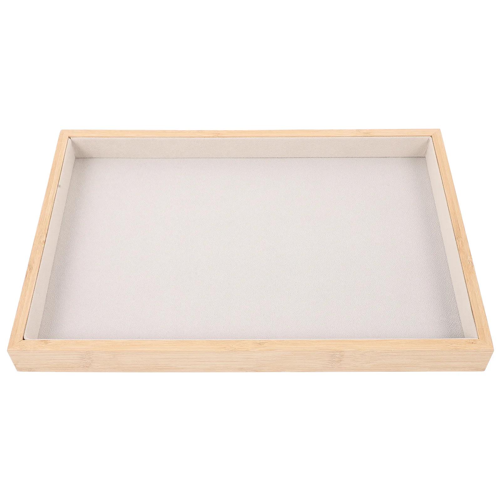 

Premium PU Jewelry Tray Organizer for Necklace Ring Pendant White Luxurious Gift Choice Female Friends