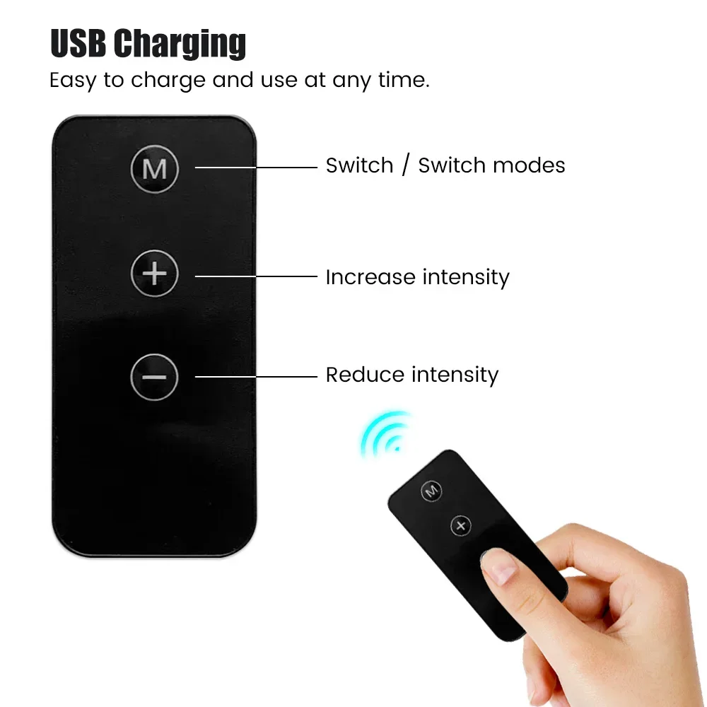 جهاز تدليك الرقبة الكهربائي الصغير الذكي بشحن USB، رقعة تدليك الكتف والرقبة المحمولة مع مستويات متعددة قابلة للتعديل #4