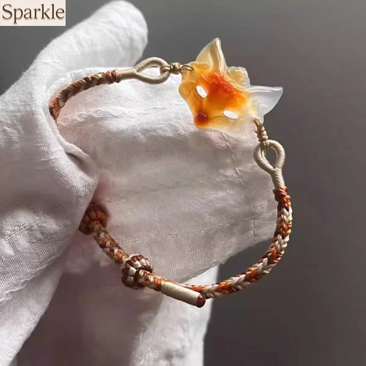

New Arrival Chinese Hand-braided Fox Mask Bracelet For Women Men Girls Hand-Woven Distinctive Charm Fashion Cute Jewelry Gifts