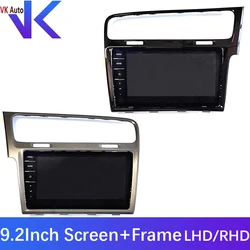 9.2 Inch Screen and Frame Black Brushed Grey Frame For LHD or RHD 5G6 919 606 D 5G6919606D