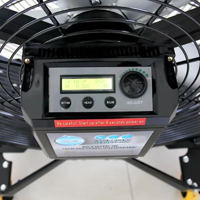 Afbeelding 4: 1,5m/5ft Elektrische Oscillerende Staande Afzuigventilator Industriële Staande Ventilator Draagbare Elektrische Staande Reuzenventilator