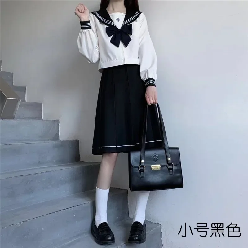 Sacos Crossbody De Couro PU para Meninas Adolescentes, Bolsas JK, Bolsa Uniforme, Bolsa de Ombro para Mulheres, Japonês