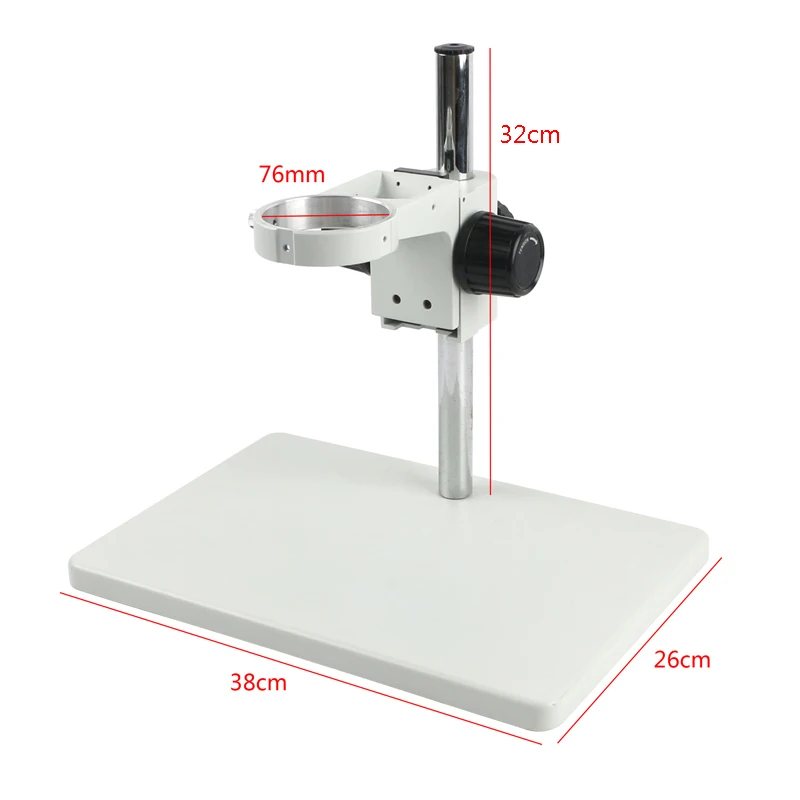 

Industrial Lab Stereo Binocular Trinocular Microscope DIA 25mm Metal Pillar Column Stand Stages Holder Bracket + Fixed Base