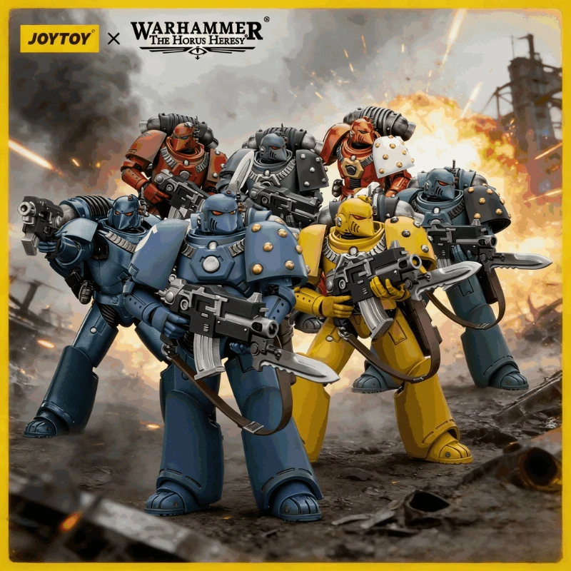 

JOYTOY Warhammer "The Horus Heresy" Action Figure MKVI Tactical Legionary Moveable Model Decor Figure Toys Boy Birthday Gift New
