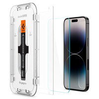 Spigen Glas.tR EZ Fit Tempered Glass for iPhone 14 Pro Max - 2 PCs