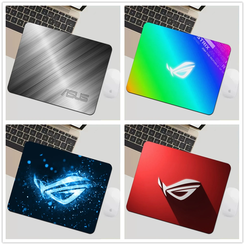 Computer Mouse Pad ASUS ROG Gaming Accessories Small PC Gamer Mausepad Carpet Desk Mat Keyboard Rubber Decoracion CS GO Mousepad