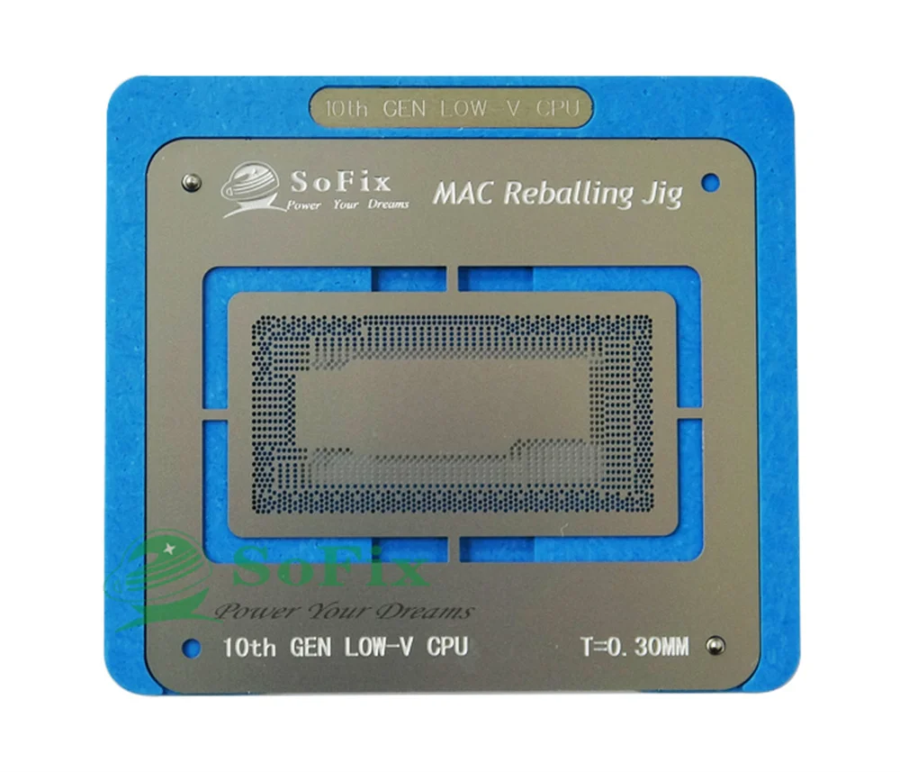 Sofix 2013-2020 CPU BGA Reballing Kit Inter CPU Reballing Jig with Stencil CPU Chip Platform for Macbook Repair