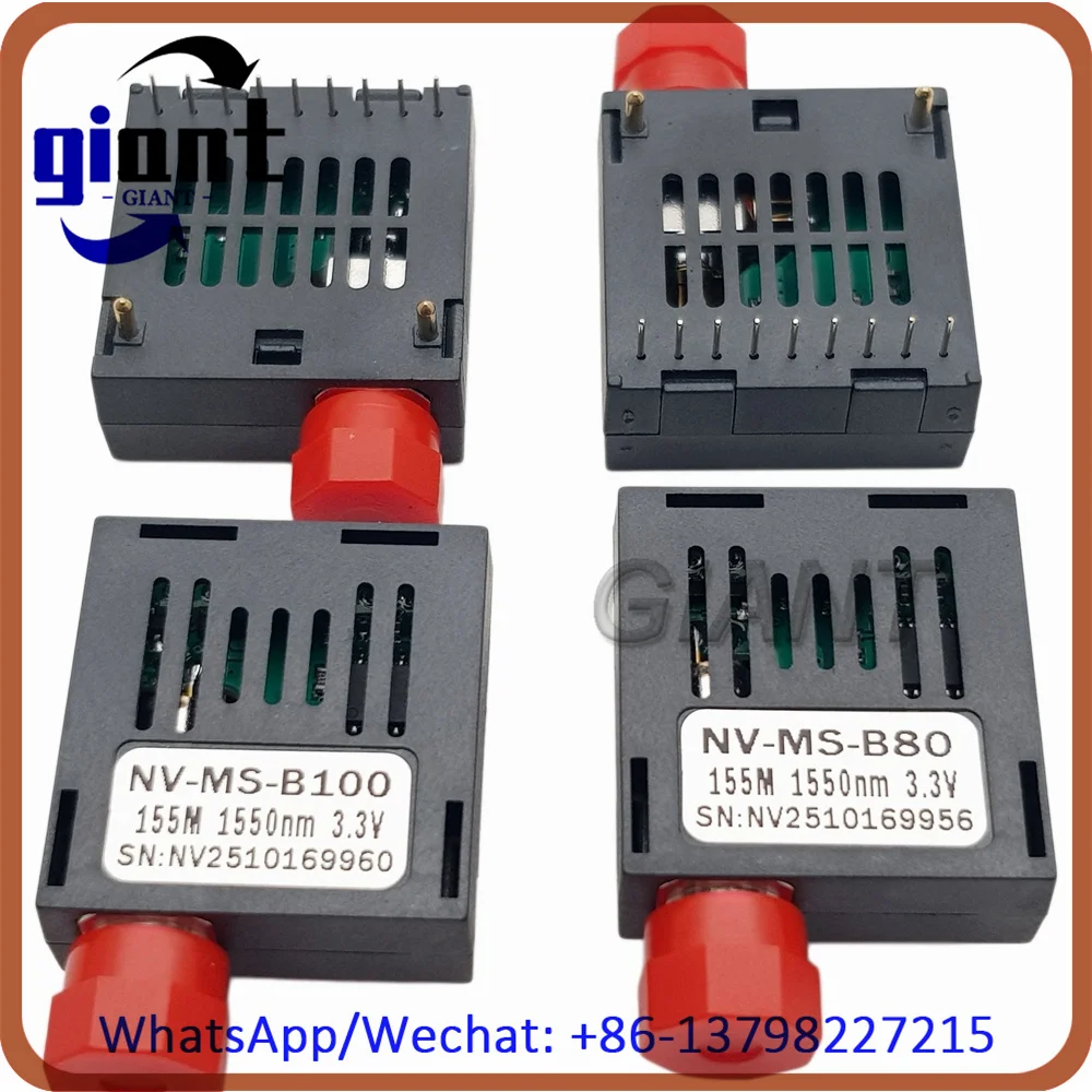 fc-1x9-module-155m-1490-1550nm-33v-pecl-60km-80km-100km-sm-single-fiber-gigabit-1-9-fiber-optical-transceiver-module
