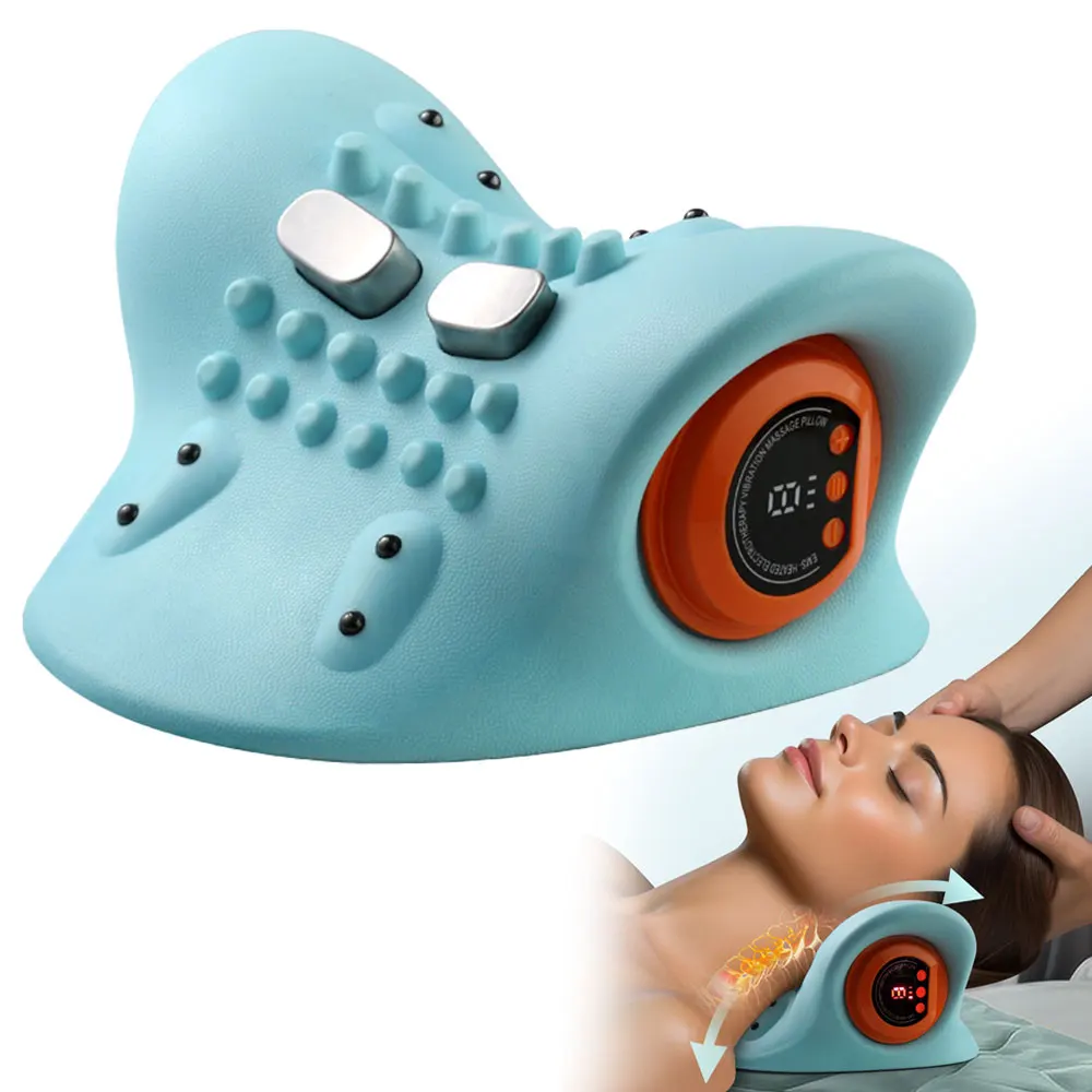 

Hugterra Massager New Neck Relaxer Portable Shiatsu Massage Pillow Cervical