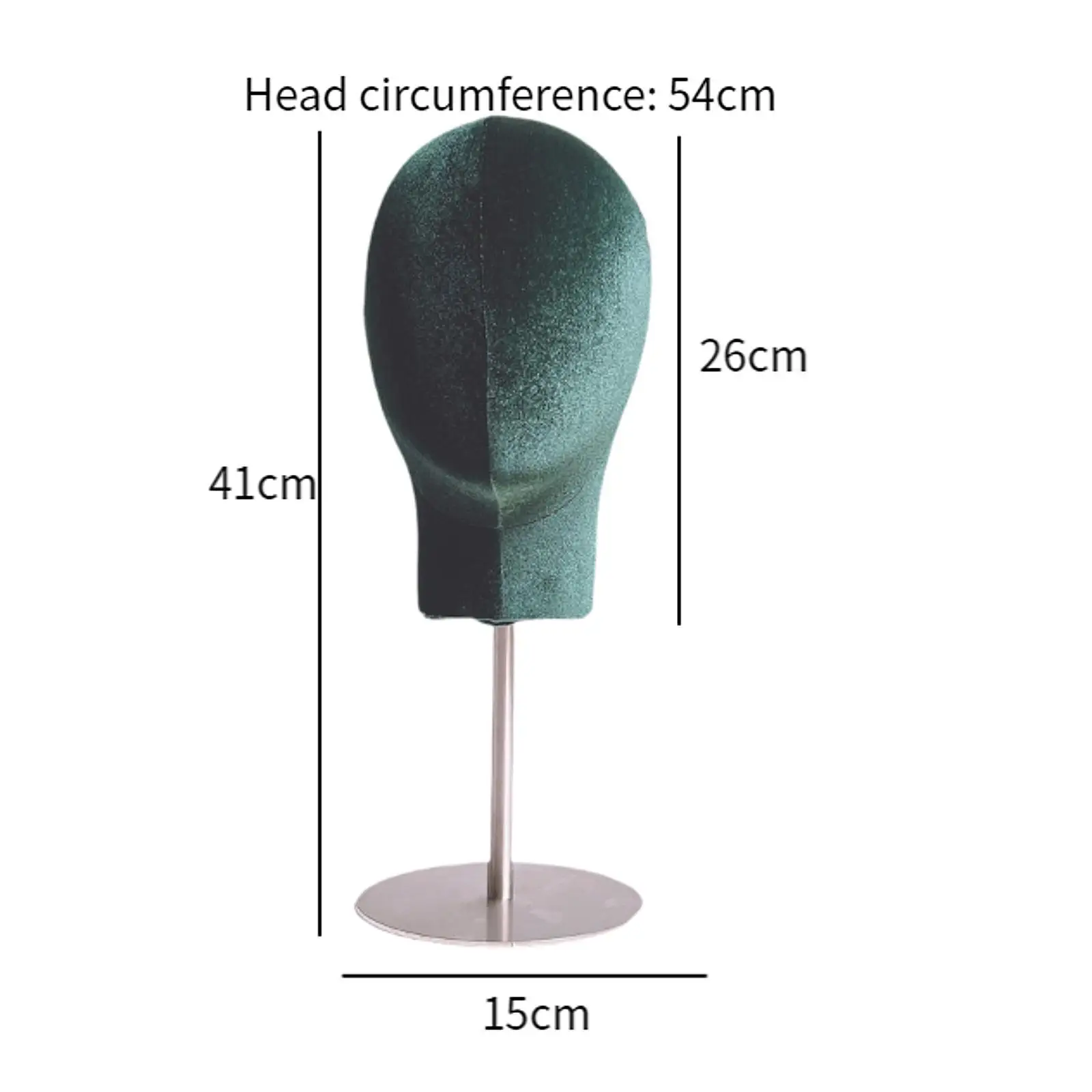 Modèle de tête de mannequin, tête d'affichage de chapeau, rangement de casquettes polyvalentes portables T1 avec base de support pour bijoux, écharpes, casque, chapeau