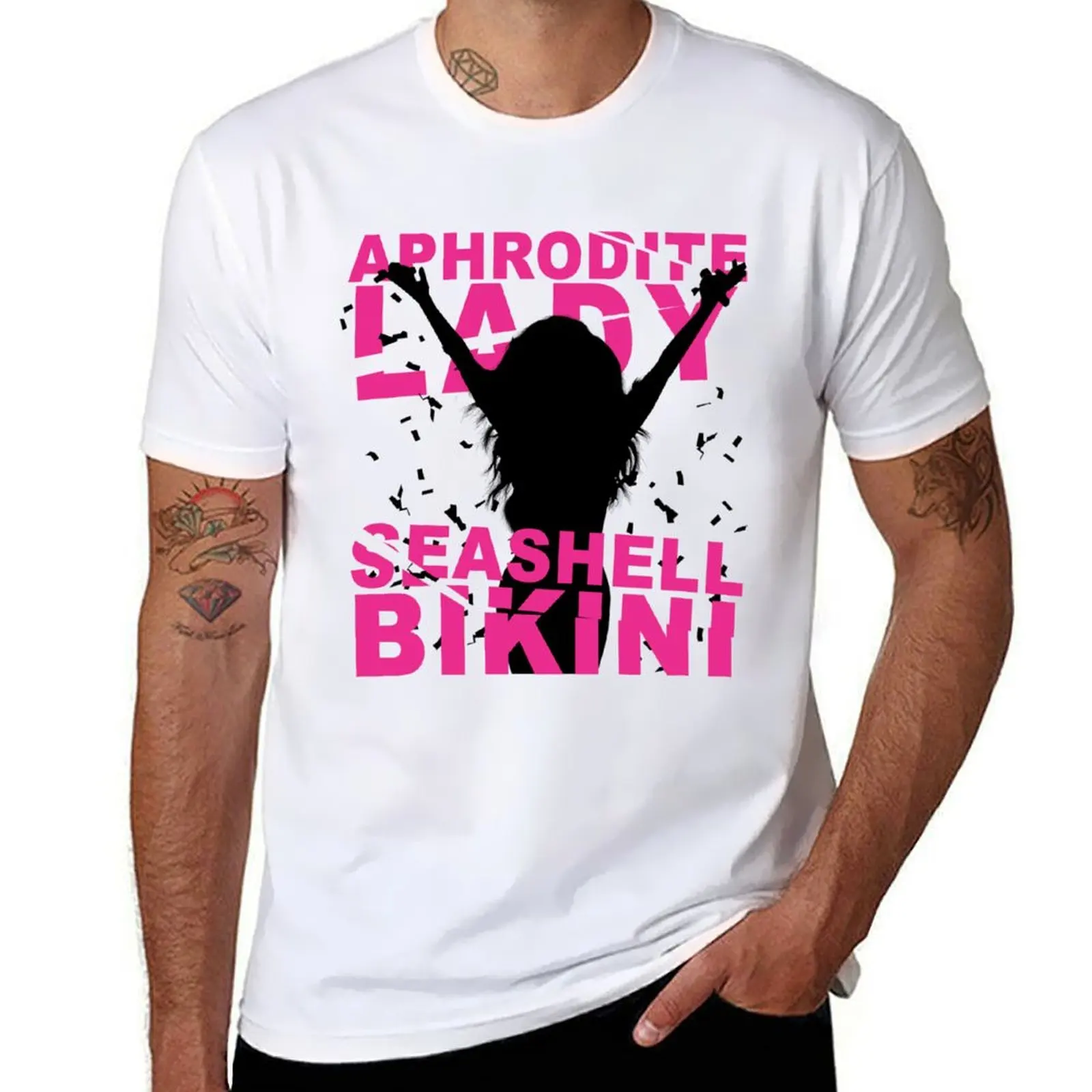 Aphrodite Lady // Seashell Bikini // Lady Gaga // Venus T-Shirt essential t shirt man t shirt luxury T-Shirt