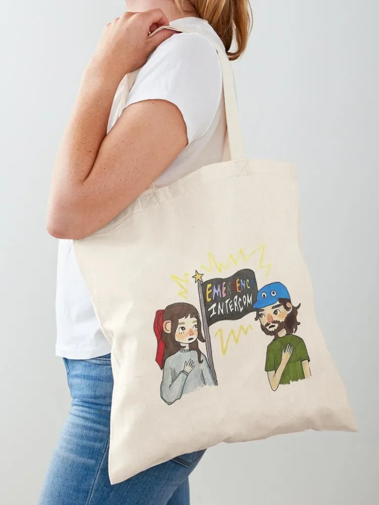 

Emergency Intercom Tote Bag female bag Custom bag shopping bags woman 2025