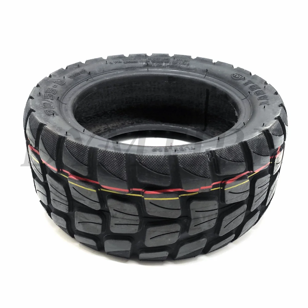 90/55-6 Tubeless Tire for Electric Scooter 10 Inch 80/60-6 Widened Wear-Resistant Off-road Vacuum Tyre