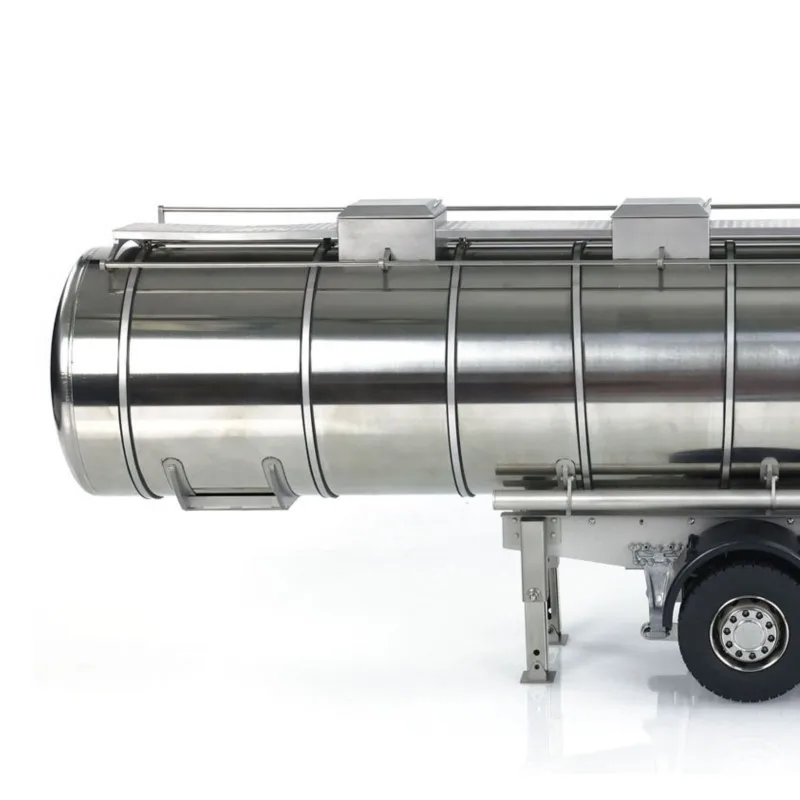 

RC Semi-trailer Fuel Tank Accessories Metal 6*6 for Toys RC Tractor Truck 1/14 Transport Trailer Vehicle Cars