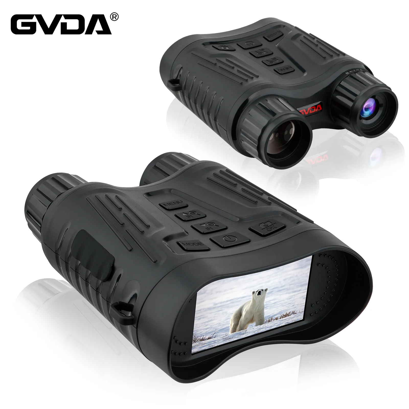 

GVDA Night Vision Binoculars Camera Device 4K Infrared Digital Hunting Camping Telescope 8X Zoom Outdoor Night Vision Goggles