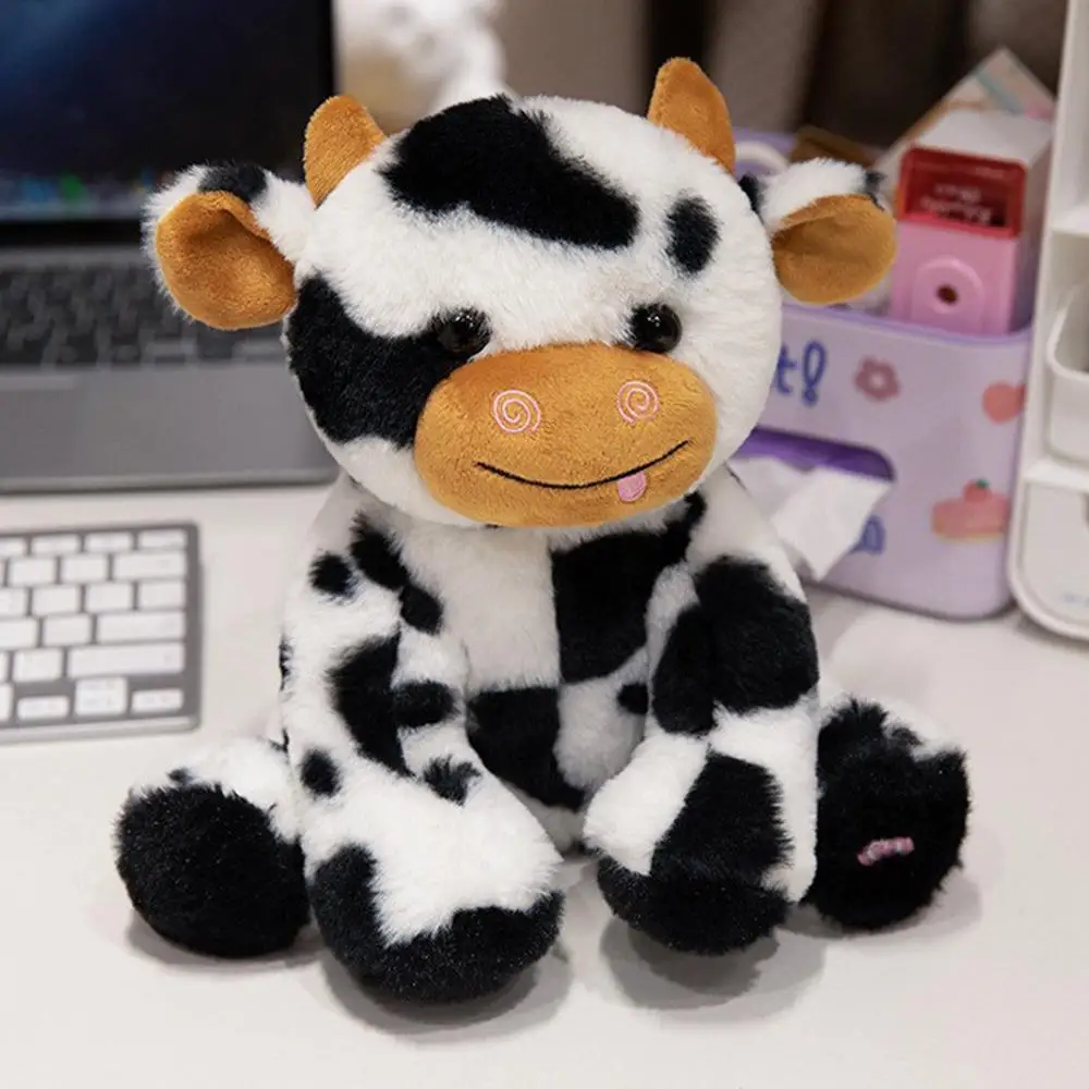 Birthday Gift Glowing Cow Plush Toy Adorable Soft Stuffed Animals Cow Doll for Boys Girls