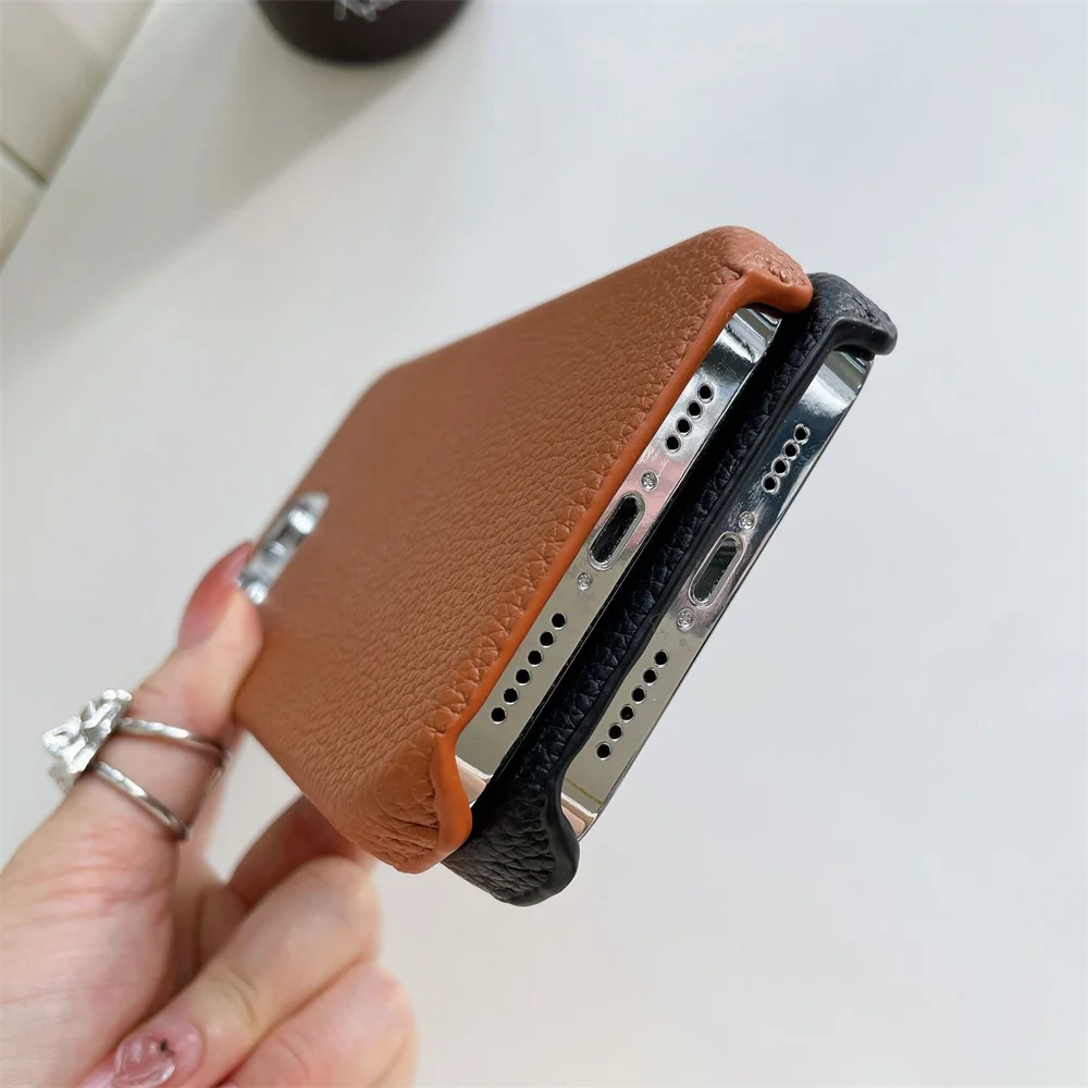 Personalise Initial Name Letter Leather Hard Phone Case For iPhone 17 16 15 14 13 12 11 Pro Max XR Plus Luxury Custom Back Cover
