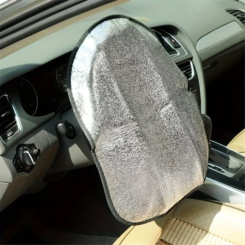 

1pc Steering Wheel Sun Shade Cover – Fits All SUVs, Trucks & Cars