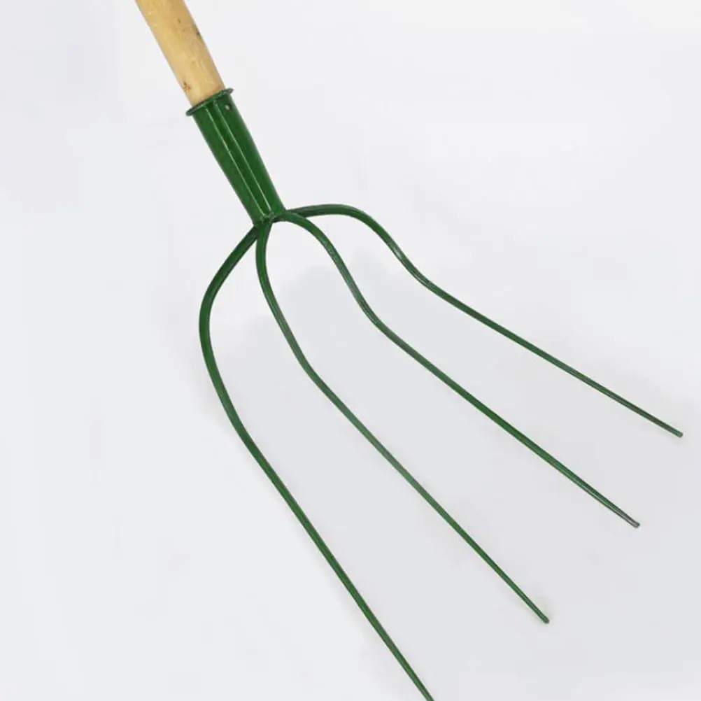 

Agricultural Grass Fork Iron Durable Lightweight Farm Tool Practical Use Versatile Metal Long H Easy Carry Storage