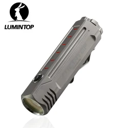 Outdoor Fishing Camping Lantern Titanium EDC LEP Flashlight 1200 Meter LED Light Torch Rechargeable 21700 High Power Lamp THOR 6