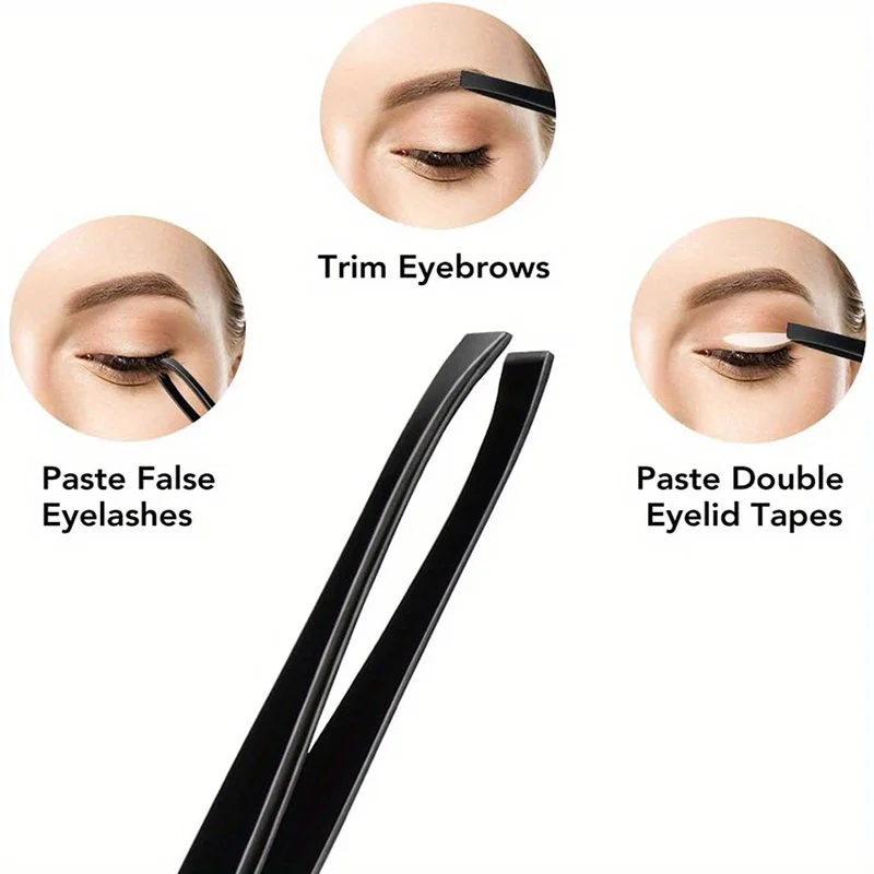 3/4/5/11/12-teiliges Augenbrauen-Trimmer-Set Schere Pinzette Augenbrauenrasierer Augenbrauenkamm Augenbrauen-Clip Make-up-Werkzeuge – Detail 7