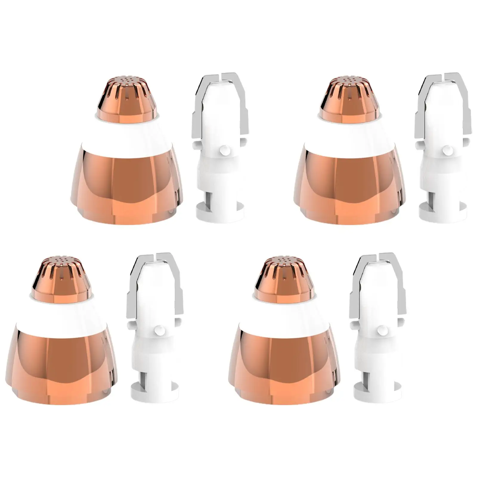 4 Sets Electric Eyebrow Trimmer Remover Replacement Heads, Facial Hair Remover Eye Brow Epilator Shaving Women Parts