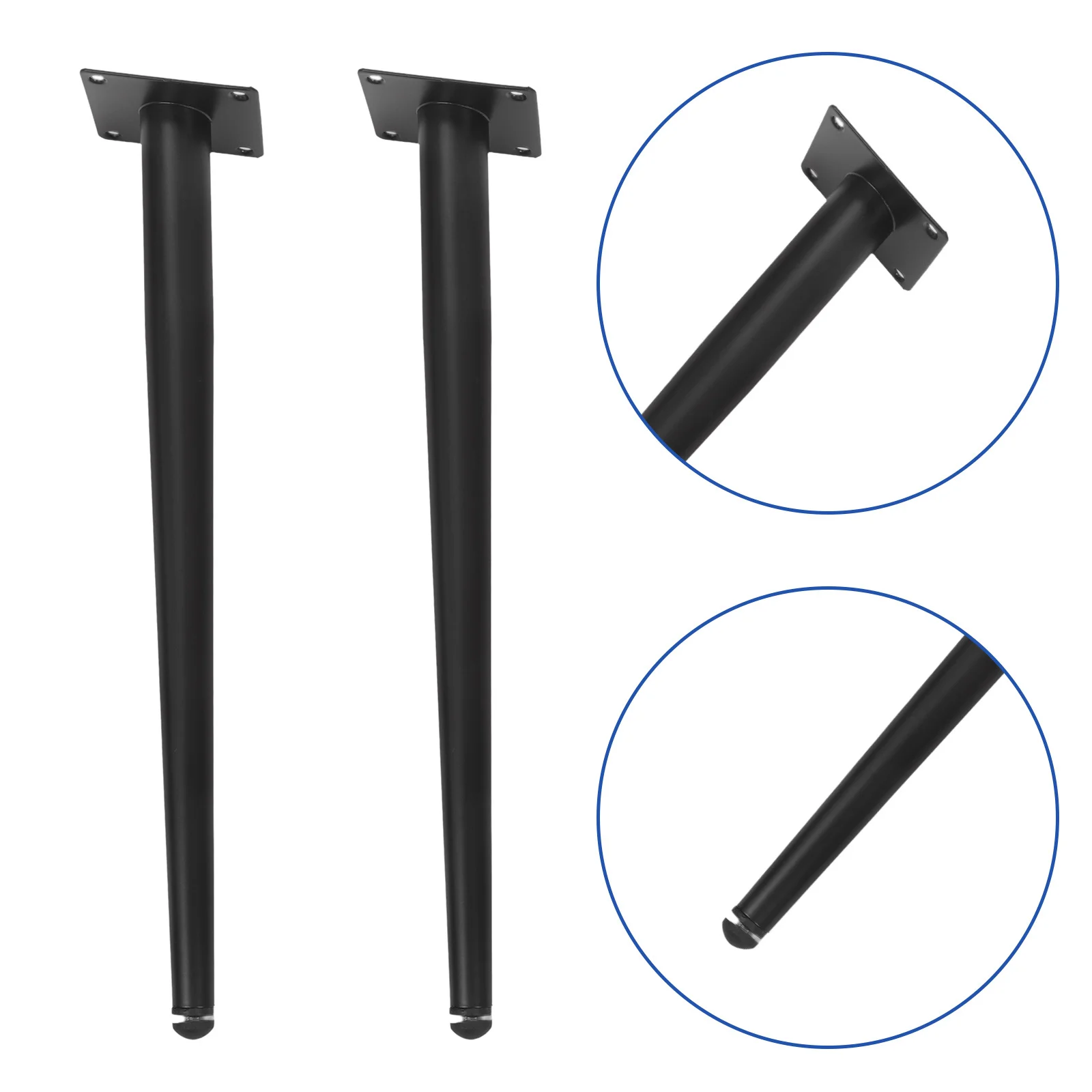 

4Pcs Metal Furniture Legs Robust Modern Table Legs for Desk Sofa Cabinet Replacement Durable Cast Iron Support