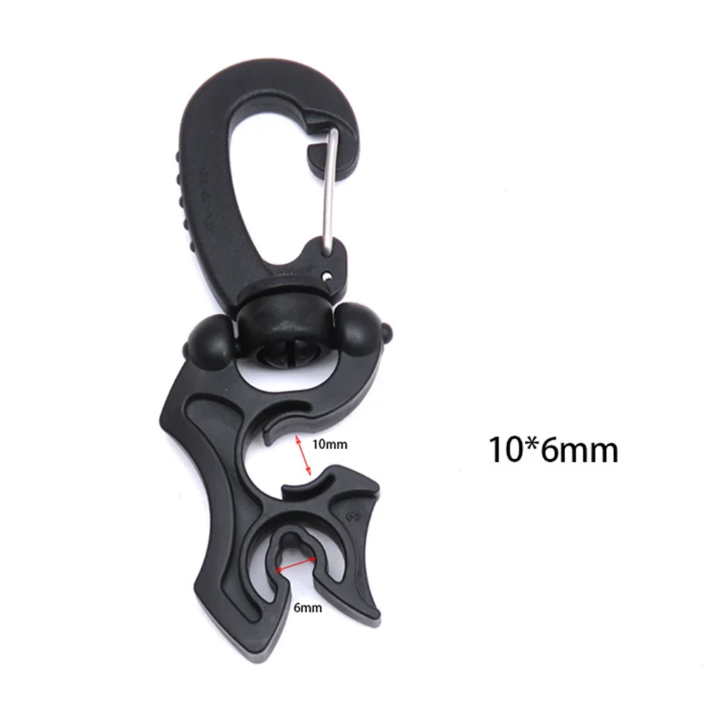

1pc Scuba Diving Double Hose Holder With Clip BCD Regulator And Console Accessories Folding Snap Clip Swimming Equipment