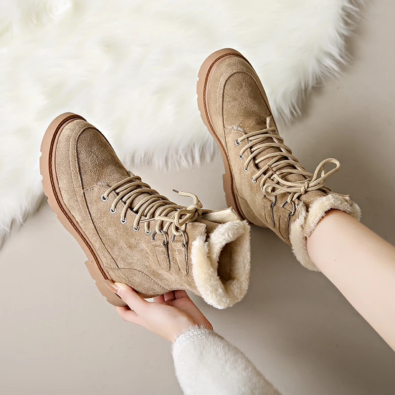 Thick Bottom Warm Comfortable Snow Boots for Women In 2023 Winter New Fashion Casual Casual Short Boots for Women’s