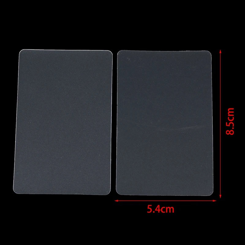 10Pcs Pvc Blank Transparent Business Card Plastic Waterproof Without Printing For Handwriting School Office Supplies