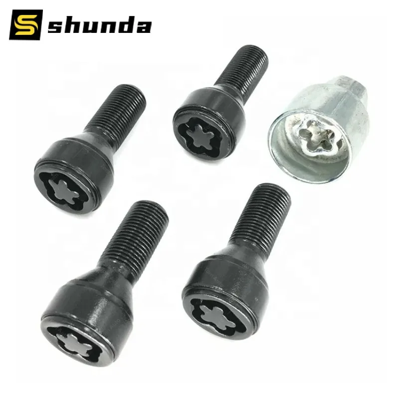 36136792851 High Quality M14x1.25 Tire Screw Bolts Wheel Bolt Lock Key For BMW X3 X5 X6 5 7 Series F20 F30 F10 G30 2010-2018