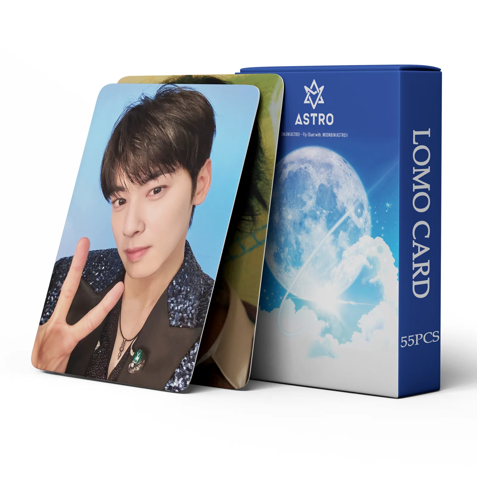 55pcs ASTRO Photocard Album LOMO Card JINJIN MJ Yoon SanHa Moon Bin Cha EunWoo Postcard Fans Gift Collection Card