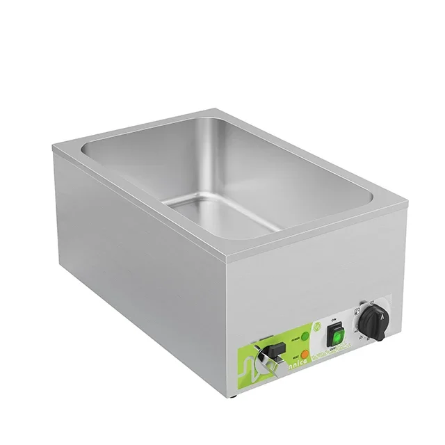 

Electric Commercial 1200W Buffet Counter Top Food Warming Portable Steam Bain Marie Soup Warmer Machine With GN Pans