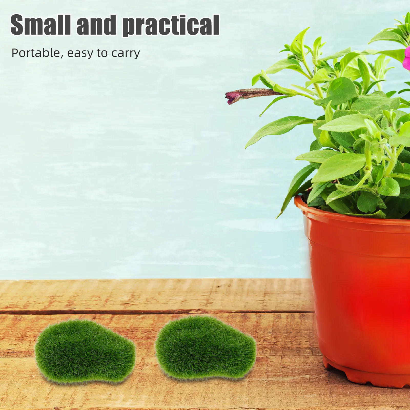 

20Pcs Artificial Moss Stones Realistic Faux Moss Rocks for Potted Plants Home Decor Crafting Lifelike Simulation Indoor Outdoor