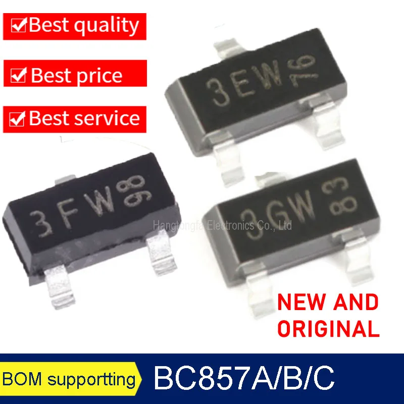 BC857B SOT23: La Soluzione Perfetta per Progetti Elettronici di Precisione e Affidabilità