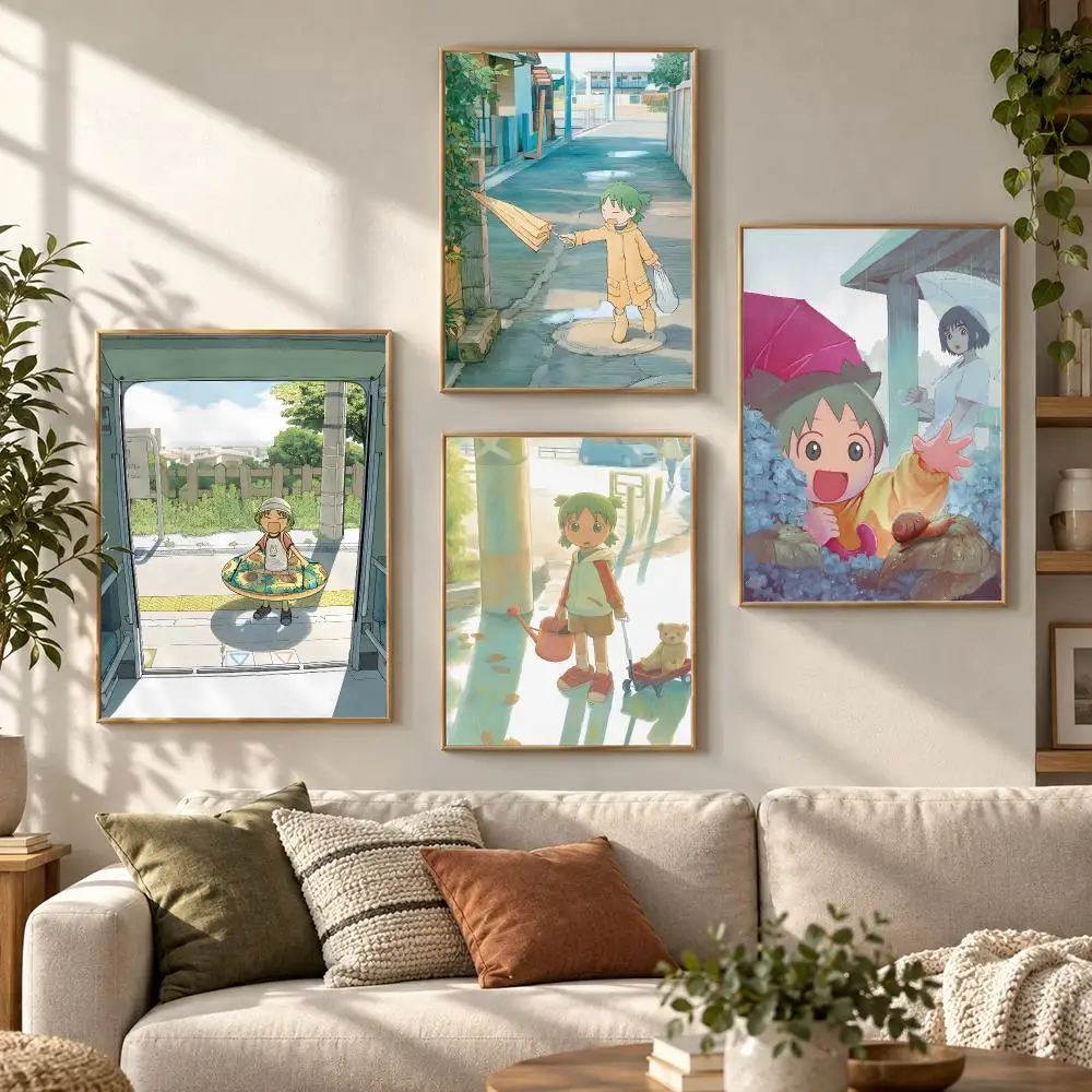 Japanese Anime Y-Yotsuba Poster HD Waterproof Aesthetic Wall For Home Decor Trendy Durable Easy To Apply Art
