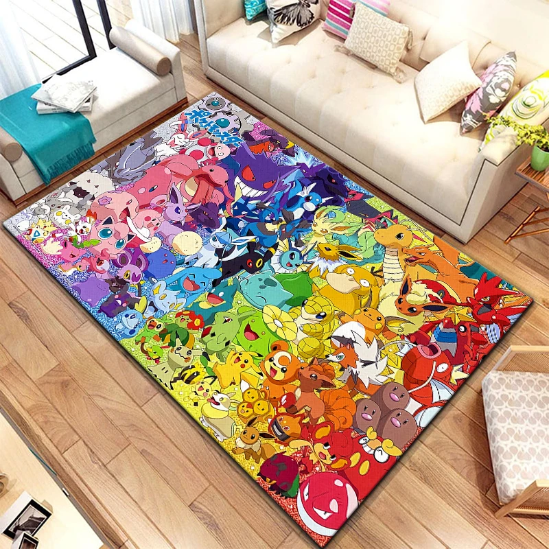 Pokemon Carpet, Living Room Bedroom Floor Mat Kitchen Mat Bedroom Mat,bedroom Decor Birthday Gift Yoga Mat,bedroom ,area Rug