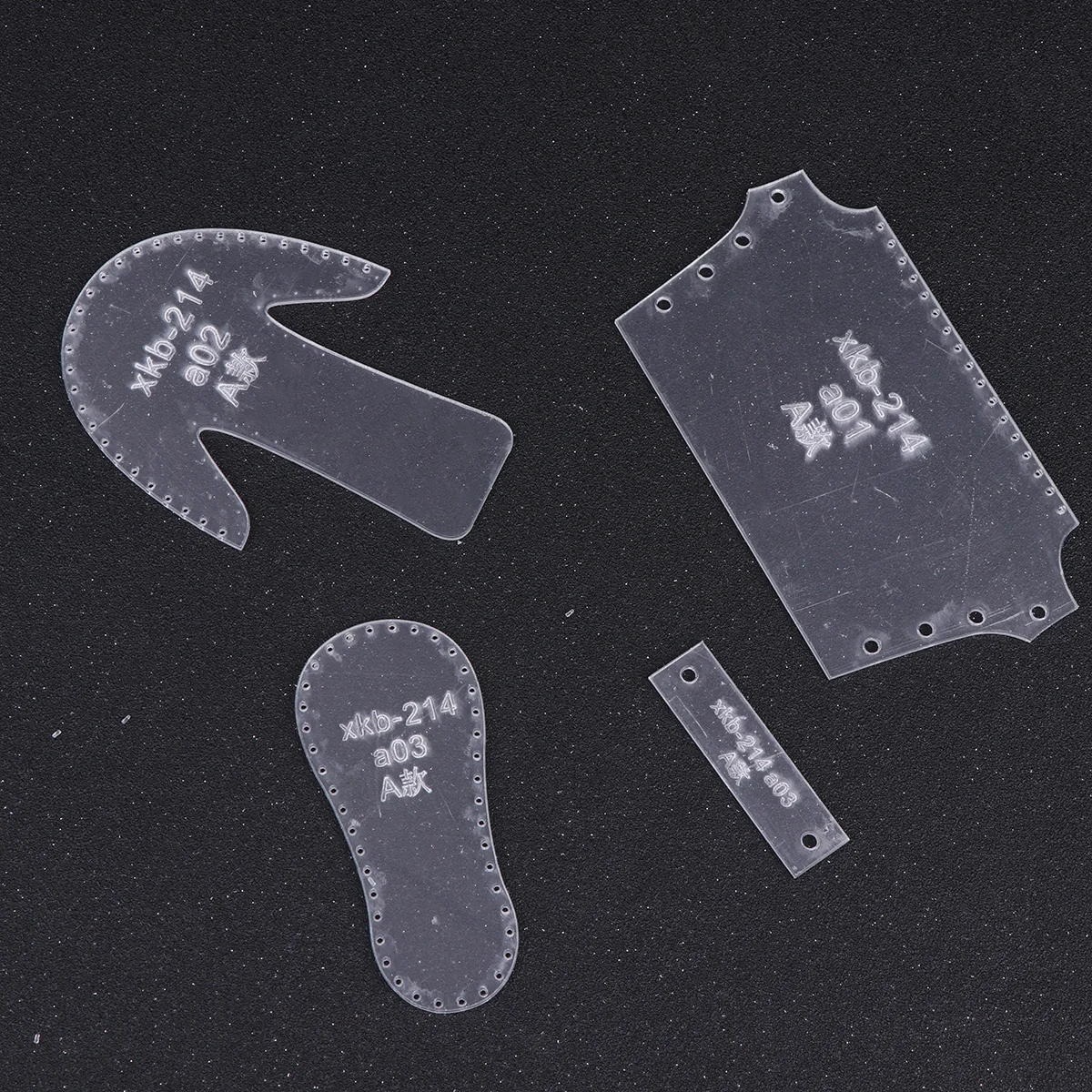 1Set DIY Boots Pendants Template Acrylic Cut Pattern Kit Highest Long Term Design Stress for Creative Projects