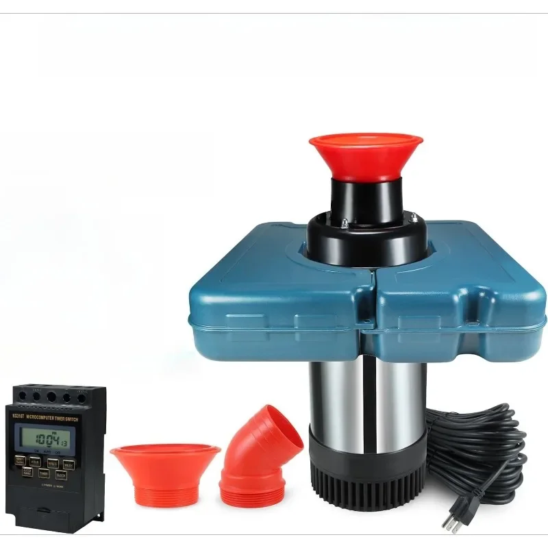 Electric Floating Fountain Pond Aerator Stainless Steel Body Water Spray Pump For Fish Shrimp Crab Aquaculture Farming Use