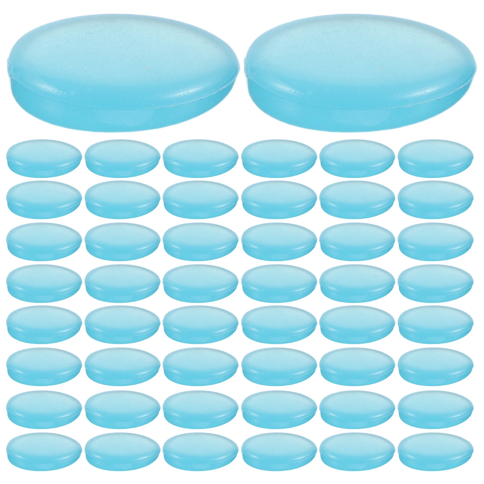 

400pcs Luminous Decorative Stones 20-30Mm Blue Glow Pebbles For Aquarium Fish Tank Garden Pathway Bonsai Potted Plants