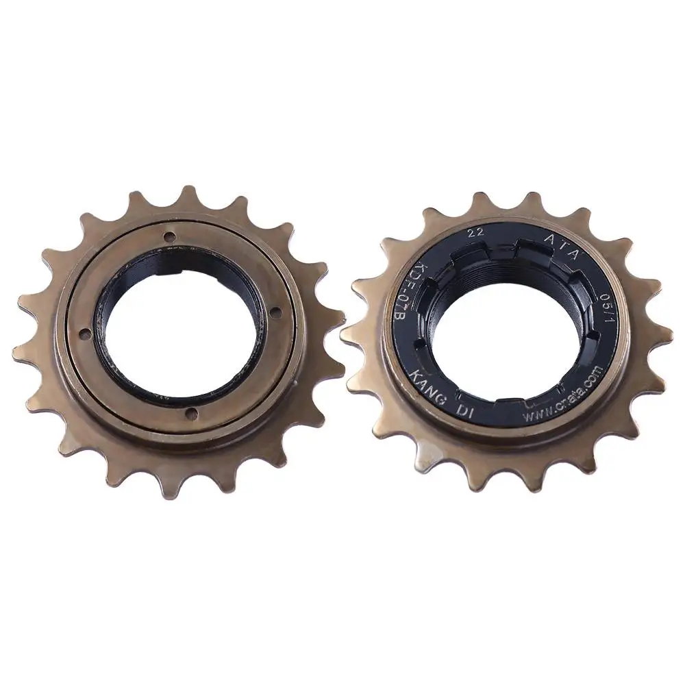 Modified Bike Gearbidirectional Live Steel Fixed Gear Bicycle Single Speed Cog Bicycle Freewheel Sprocket 1/2