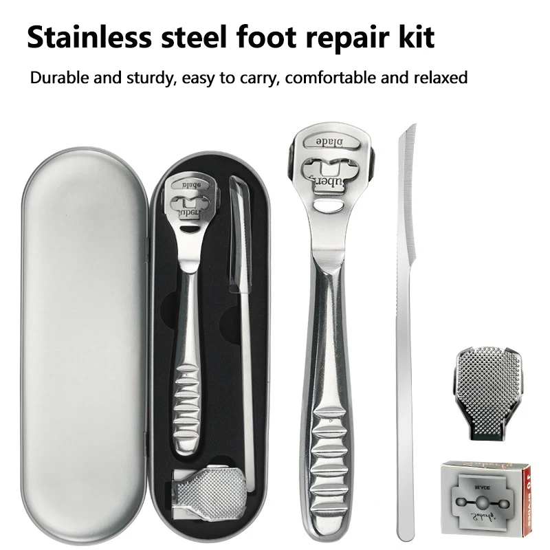 

Stainless Steel Pedicure Tool Set Care Foot Razor Hard Skin Old Calluses Exfoliate Remover Pedicure Shaver Razor Tool Foot Care