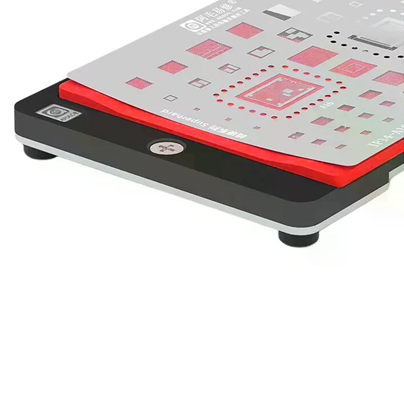 Pd-c Planting Tin Pad Reballing Platform Non-Slip Heat Resistance Magnetic Silicon Mat Cpu Ic Bga Stencils Rework Tools